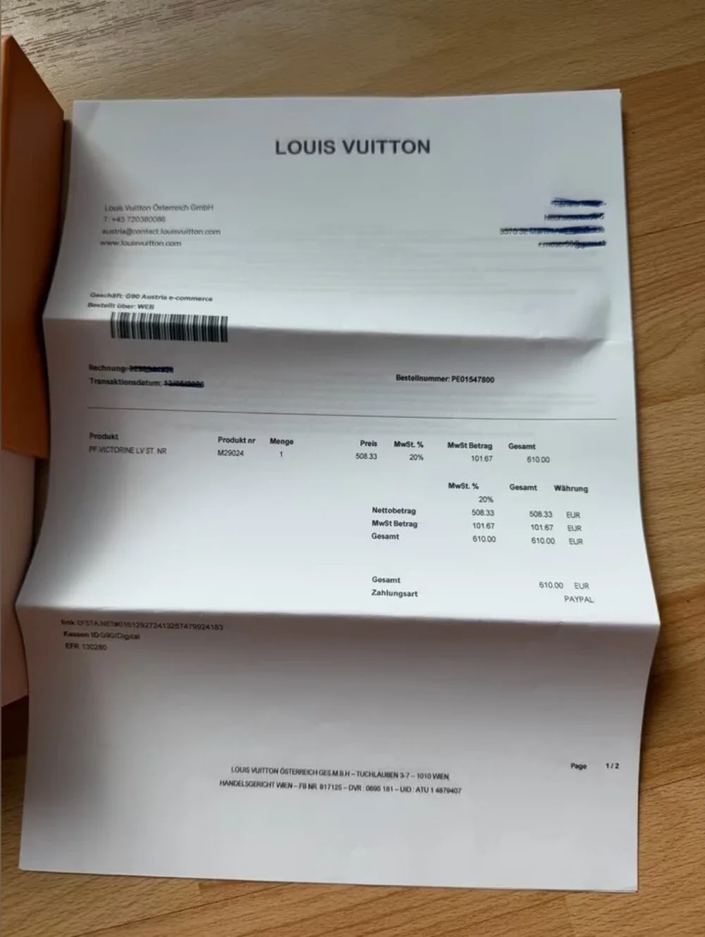 Louis Vuitton Monogram Victorine Wallet